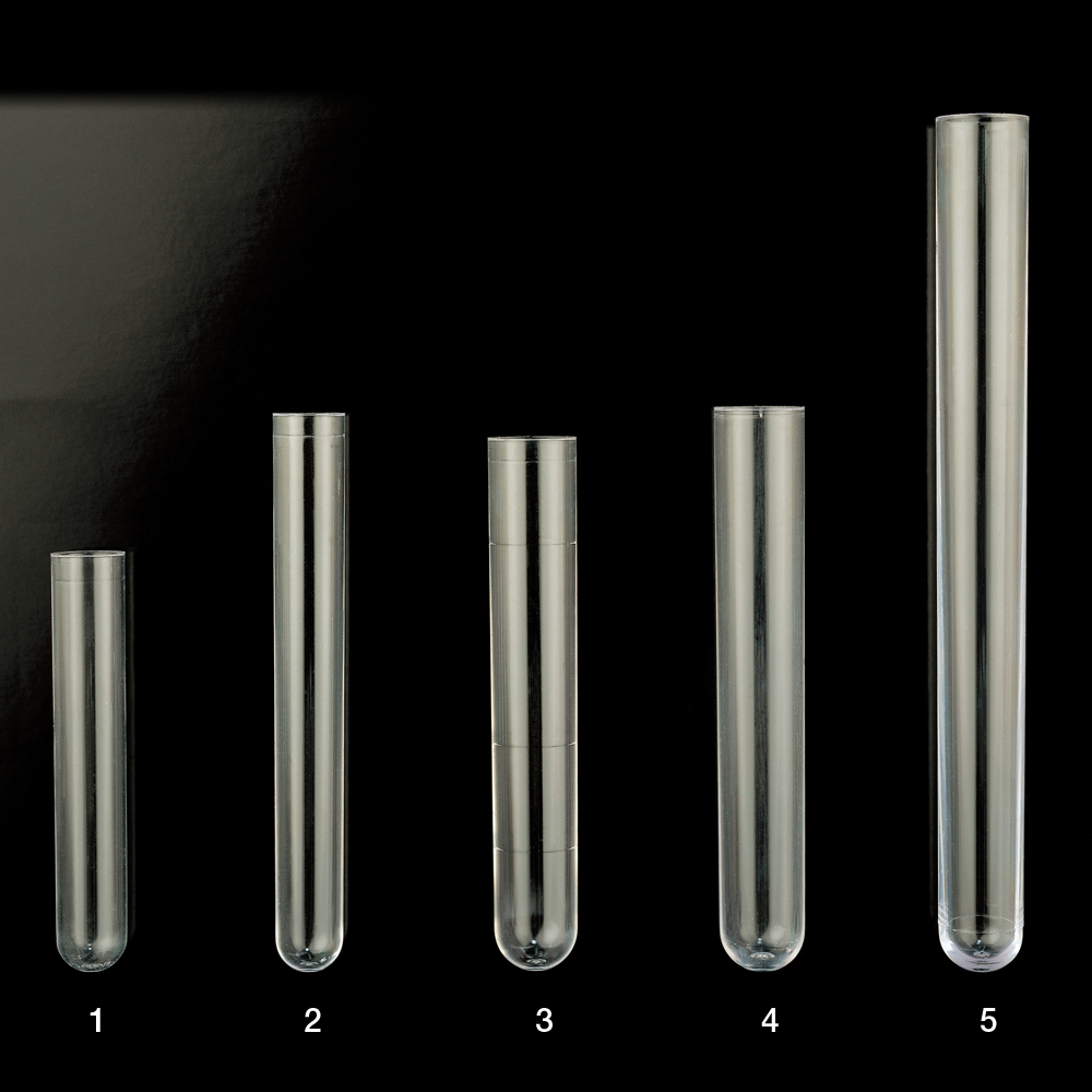 ПРОБІРКА КРУГЛОДОННА ОБ'ЄМОМ 10 МЛ (16Х100 ММ) ПОЛІСТИРОЛЬНА, 1000 шт, DELTALAB